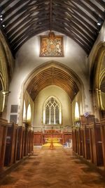 Interior of church