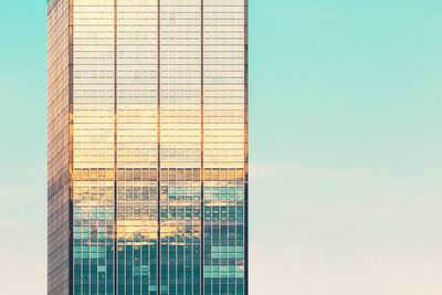 Low angle view of modern building