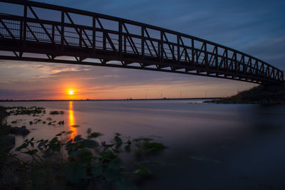 Sunset over sea