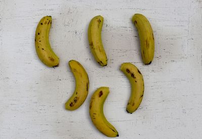 High angle view of fruits on table