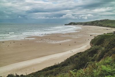 Scenic view of beach