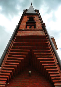 Low angle view of building against sky