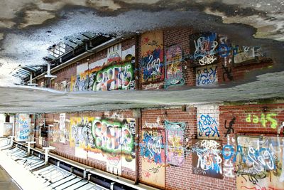 Graffiti on wall