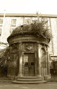 Facade of building