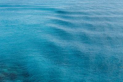 Full frame shot of blue sea