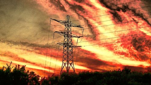 Low angle view of dramatic sky