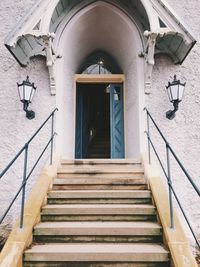 Low angle view of staircase