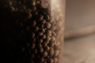 Close-up of bread on table