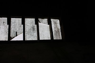 Low angle view of window in building