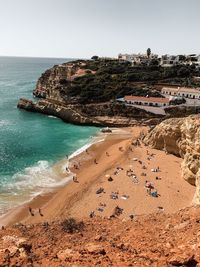 Aerial view of beach