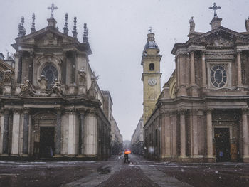 View of church