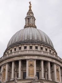 Low angle view of historic building against sky