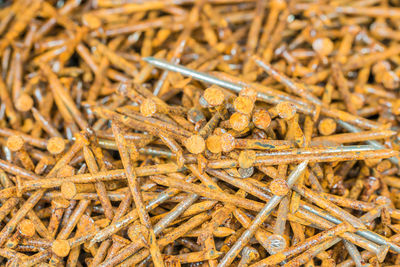 Full frame shot of firewood