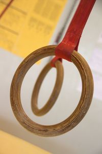 High angle view of open book on table