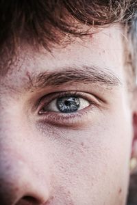 Close-up portrait of man