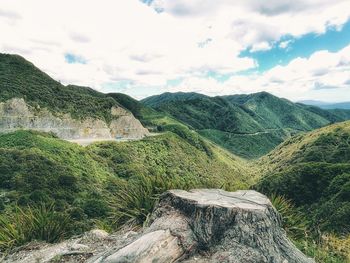 Scenic view of landscape against sky