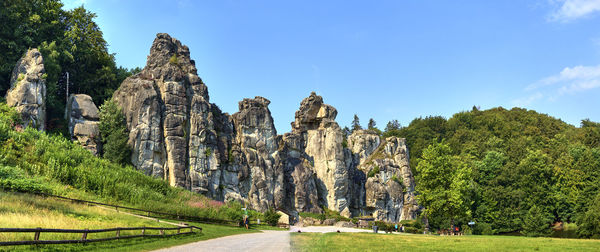 Externsteine, sandstone formation that was used for mystical, esoteric and early christian purposes