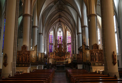 Interior of cathedral