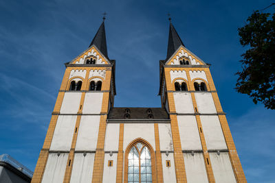 Low angle view of building against sky