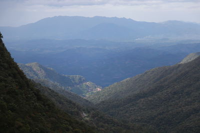 Scenic view of mountains