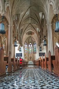 Interior of temple