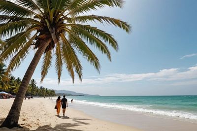 People at beach