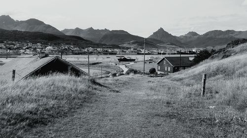 Scenic view of mountains