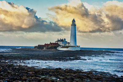 The lighthouse at whitley bay