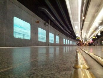 Interior of subway station