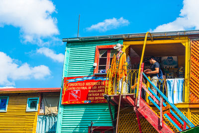 Low angle view of traditional building against sky