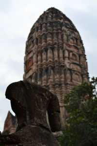 Low angle view of a temple