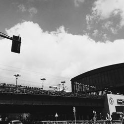 Low angle view of built structure against the sky