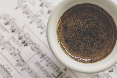 Close-up of coffee cup