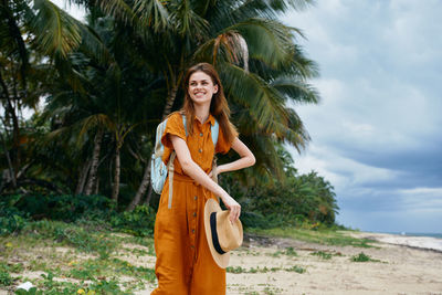 Portrait of a smiling young woman