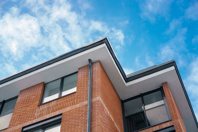 Low angle view of building against sky