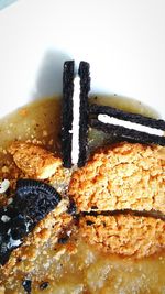 Close-up of food on table