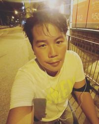 Portrait of young woman