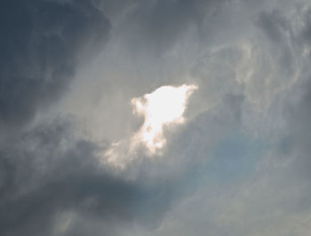 Low angle view of clouds in sky