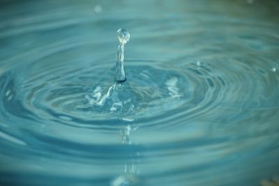 Close-up of water drop