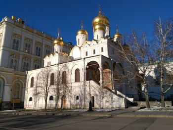 Cathedral against sky in city