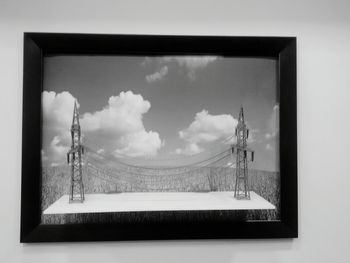 Sky seen through window