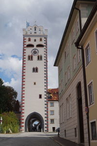 Low angle view of building against sky