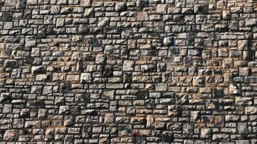 Full frame shot of stone wall