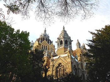 Low angle view of church