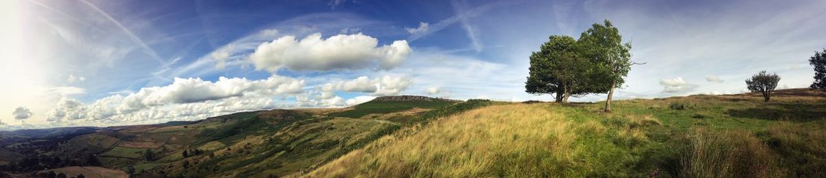 Panoramic view of landscape against sky