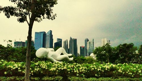 Skyscrapers in city