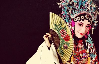 Woman in costume