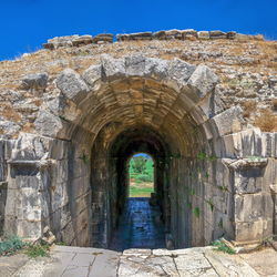 View of old ruin building