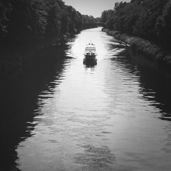 Boats in river