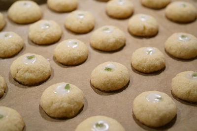 Full frame shot of cookies